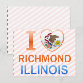 I Love Richmond, IL Briefkaart (Voorkant / Achterkant)