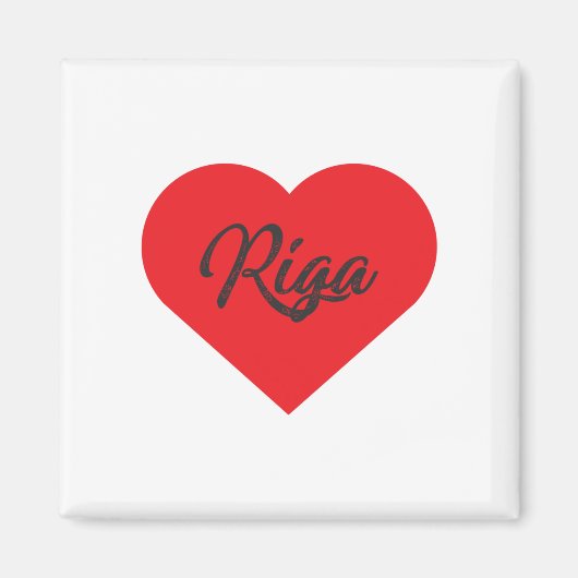 I Love Riga - Letland Magneet (Voorkant)