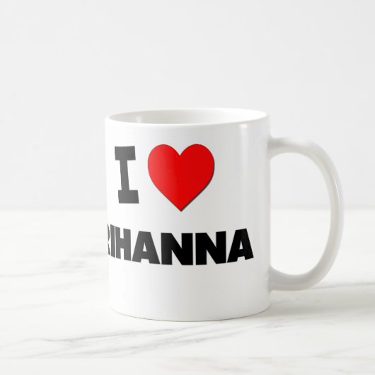 I Love Rihanna Koffiemok (Rechts)