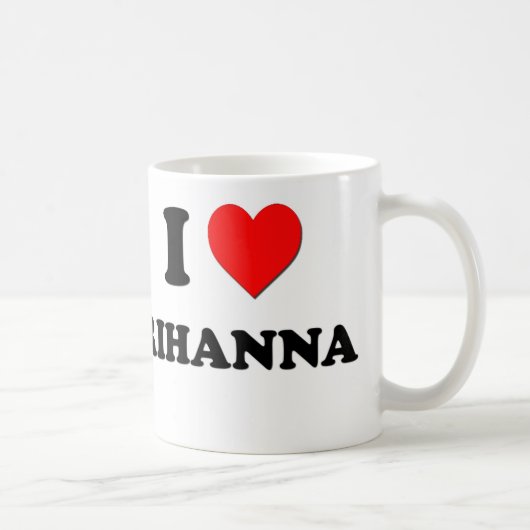 I Love Rihanna Koffiemok (Rechts)