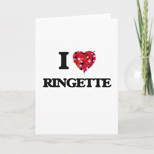 I Love Ringette Kaart (Voorkant)