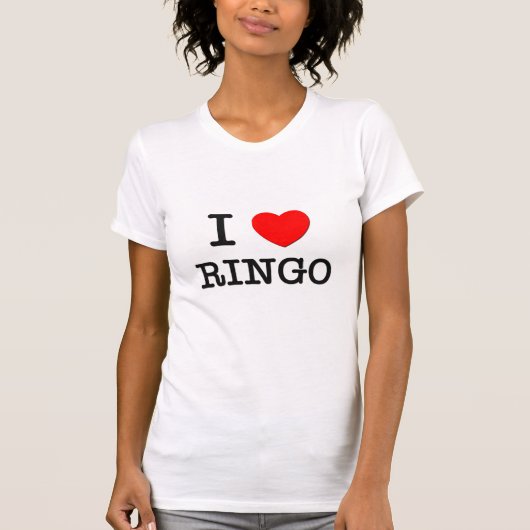 I Love Ringo T-shirt (Voorkant)