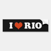 I Love Rio Bumpersticker (Voorkant)