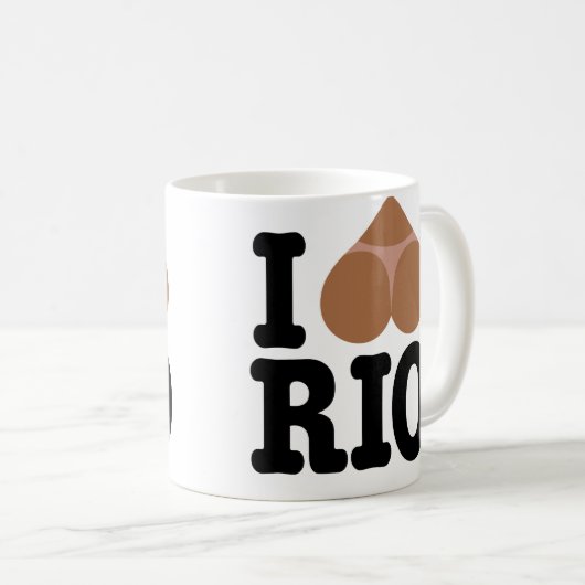 I Love Rio Coffee Mok (Voorkant rechts)