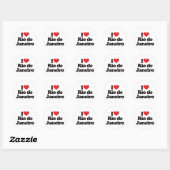 I Love Rio de Janeiro Ronde Sticker (Vel)