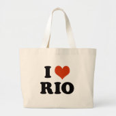 I love Rio Grote Tote Bag (Voorkant)
