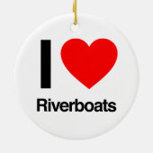 i love riverbots keramisch ornament (Achterkant)