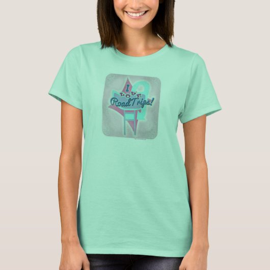 I Love Road Trips T-shirt (Voorkant)