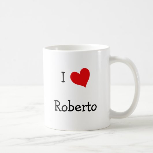 I Love Roberto Koffiemok (Rechts)