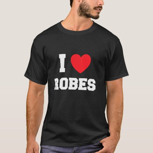 I Love robes Long Sleeve T-shirt (Voorkant)