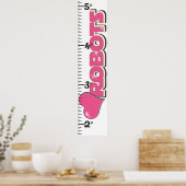 I Love Robots Growth Chart Poster (Keuken)
