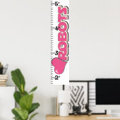 I Love Robots Growth Chart Poster (Thuiskantoor)