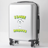 I Love Robots Robotics Sticker (Koffer)