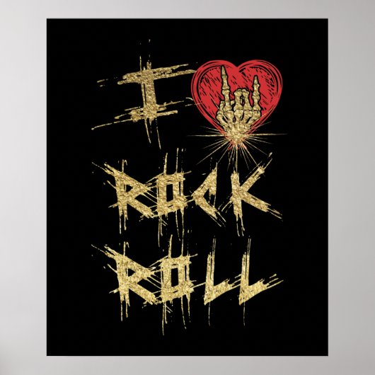 I Love Rock and Roll  Style Poster (Voorkant)