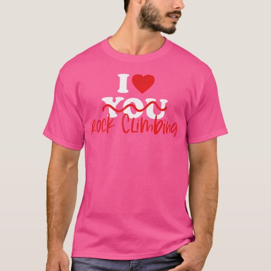 I Love Rock climate T-shirt (Voorkant)