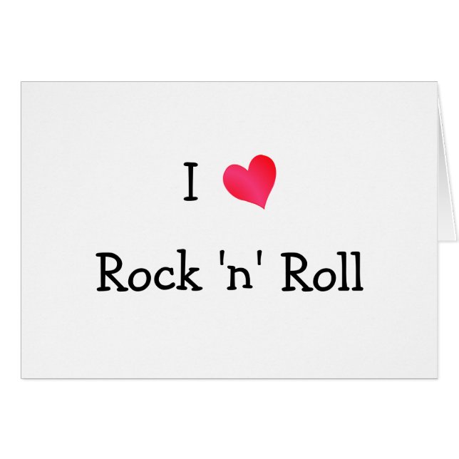 I Love Rock 'n' Roll (Voorkant Horizontaal)