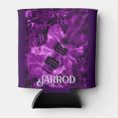 I Love Rock 'N Roll Electric Guitar Personalized Blikjeskoeler (Voorkant)