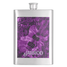 I Love Rock 'N Roll Electric Guitar Personalized Flacon