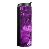 I Love Rock 'N Roll Electric Guitar Personalized Thermosbeker (Gedraaid links)