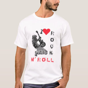 I Love Rock N' Roll - Guitar Player - Rock Party  T-shirt