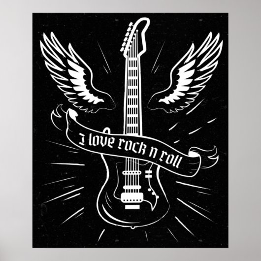 I Love Rock N Roll Poster (Voorkant)