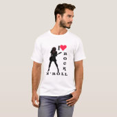 I Love Rock N' Roll - Rock N' Roll Girl T-shirt (Voorkant volledig)