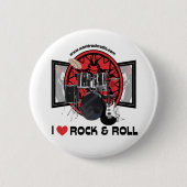 I Love Rock & Roll Button (Voorkant)