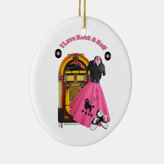 I Love Rock & Roll Ornament (Rechts)