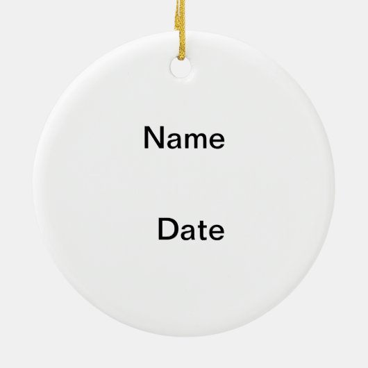 I Love Rock & Roll Ornament (Achterkant)