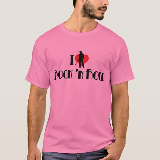 I Love Rock & Roll T-shirt (Voorkant)