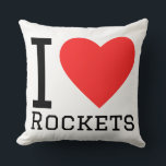I love rockets kussen<br><div class="desc">I love rockets ,  for space lovers</div>