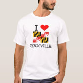 I Love Rockville Maryland T-shirt (Voorkant)