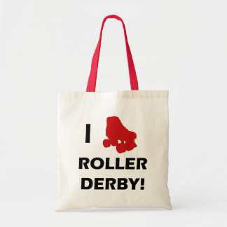 I Love Roller Derby Canvas tas