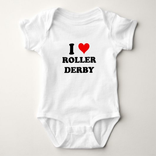 I Love Roller Derby Romper (Voorkant)