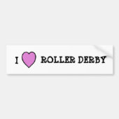 I Love Roller Derby Sticker (Voorkant)