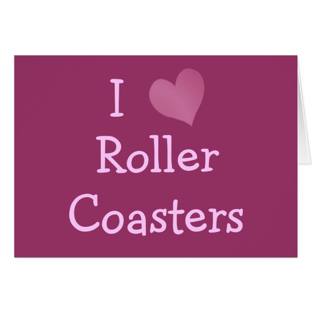 I Love Roller Onderzetters (Voorkant Horizontaal)