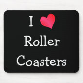 I Love Roller Onderzetters Muismat (Voorkant)