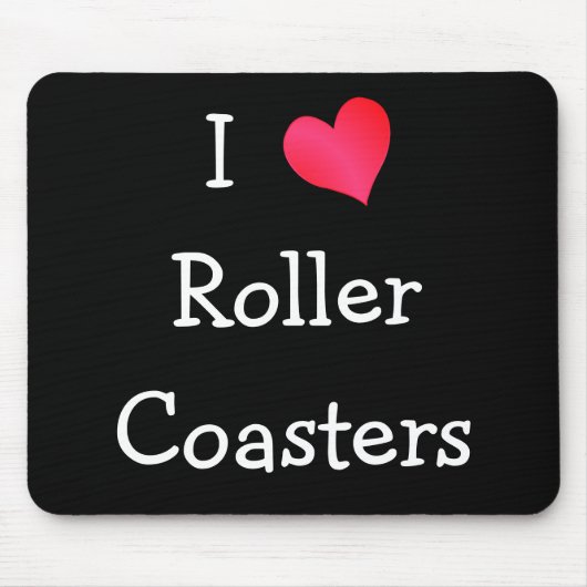 I Love Roller Onderzetters Muismat (Voorkant)