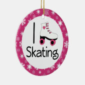 I Love Roller Skating Keepomwille Ornament Gift (Rechts)