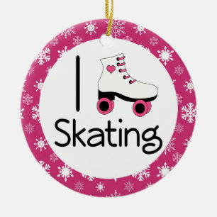 I Love Roller Skating Keepomwille Ornament Gift