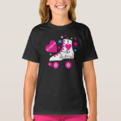 I Love Roller Skating T-Shirt - zwart (Voorkant)