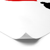 I Love Rollerblading (verticaal) Poster (Hoek)