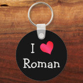 I Love Roman Sleutelhanger (Voorkant)