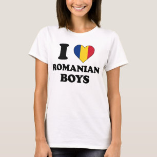 I love Romanian Boys T-shirt