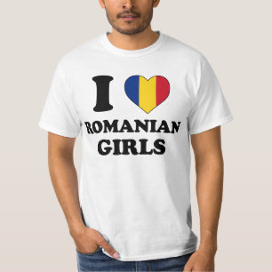 I love Romanian Girls T-shirt