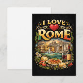 I Love Rome Bedankkaart (Voorkant / Achterkant)