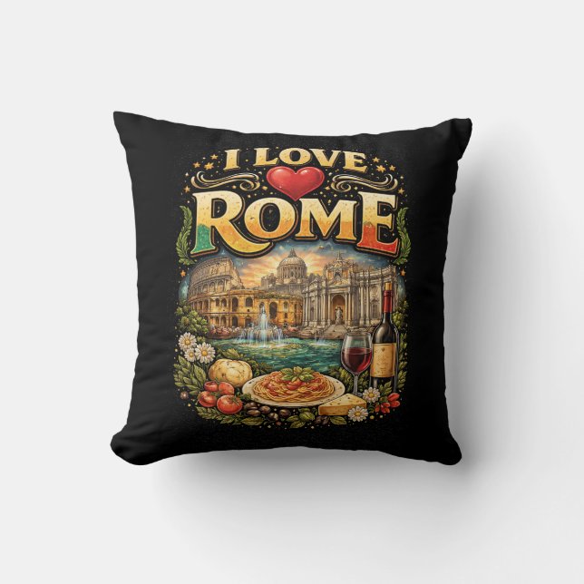 I Love Rome Kussen (Voorkant)