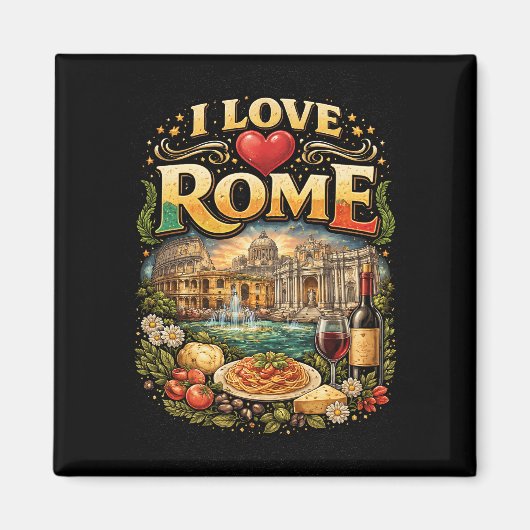 I Love Rome Magneet (Voorkant)