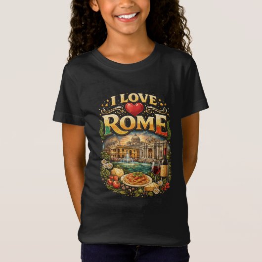 I Love Rome T-shirt (Voorkant)