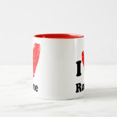 I love Rome Tweekleurige Koffiemok (Center)